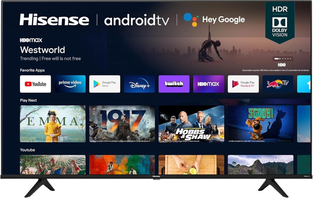 Hisense 65" Smart TV - 4K UHD, Android TV, Dolby Vision - Image 2