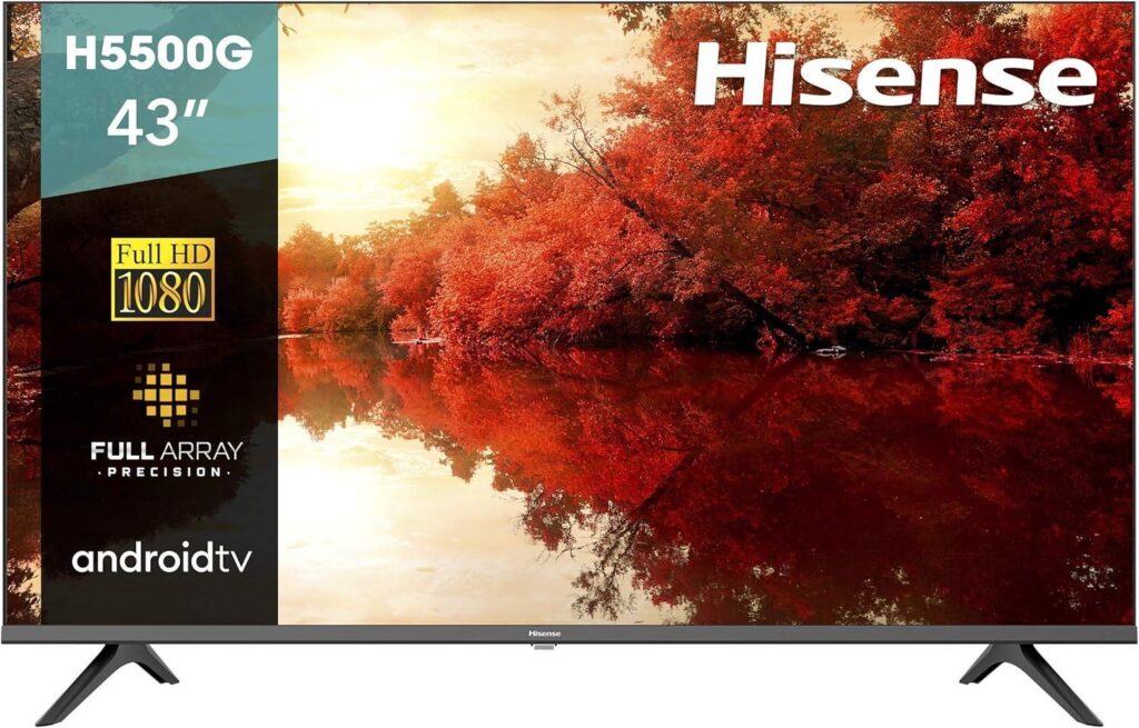 Hisense 43" Smart TV - Full HD, Android TV, Google...