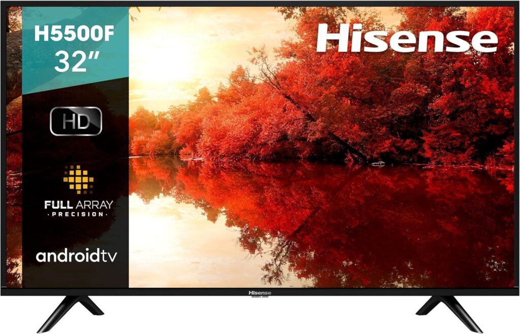 Hisense - 32" Class H55 Series LED HD Smart Android...