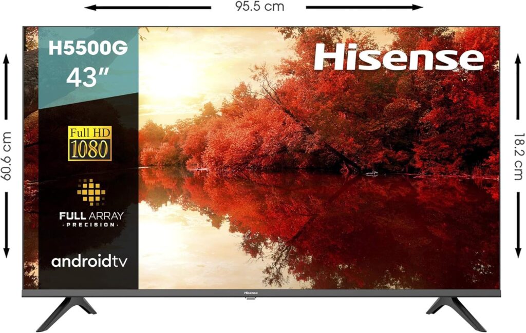 Hisense 43" Smart TV - 4K UHD, Android, Google Assistant - Image 6