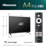Hisense 43" Smart TV - Full HD, Android TV, DTS Virtual:X - Image 2