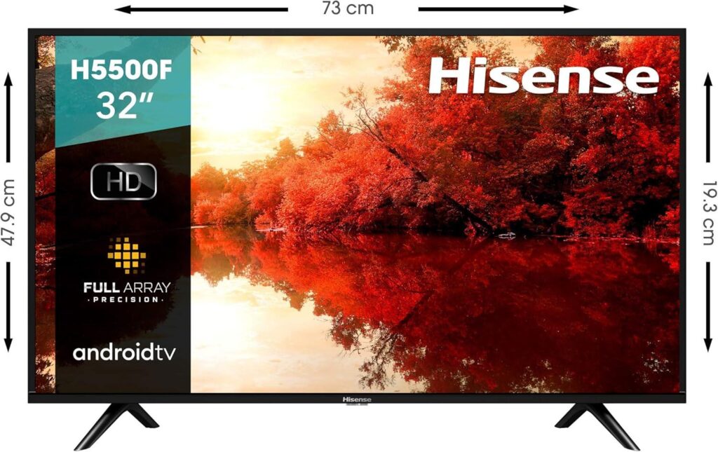 Hisense - 32" Class H55 Series LED HD Smart Android TV - Image 2
