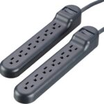 2.5ft 6 AC Outlets Surge Protector