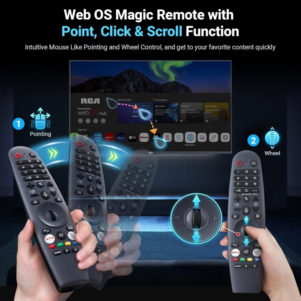 RCA 55" Smart TV - 4K UHD, WebOS, HDR, WiFi, Bluetooth - Image 3