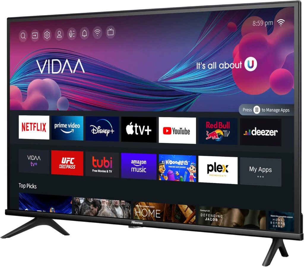 Hisense 40" Smart TV - Full HD, Vidaa, Chromecast Built-In - Image 8