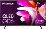 Hisense 55" Smart TV - 4K UHD QLED, Fire TV, Dolby Vision