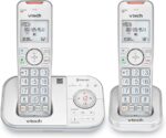VTech DECT 6.0 Cordless Phone 2 Handset Bluetooth Connect to Cell - Image 2