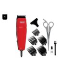 Wahl Easy Cut 12 Pc Haircutting Kit - Red, Corded, Carbon Steel