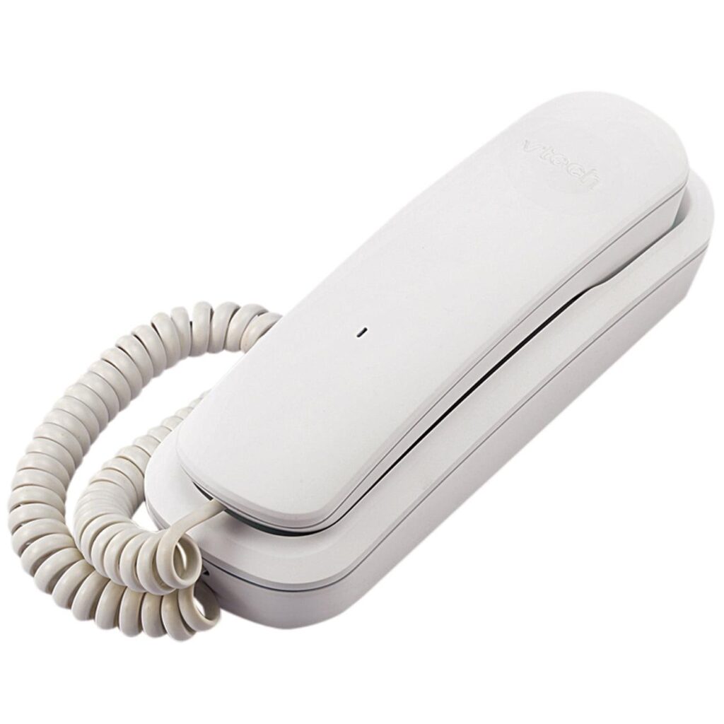 VTech CD1103 Standard Corded Telephone - White, LCD - Image 4