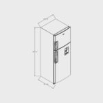 Whirlpool 11 Cu Ft Top Mount Refrigerator - Water Dispenser - Image 8