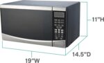 West Bend 0.9 Cu Ft Microwave - 900W, 10 Power Levels, Defrost - Image 6