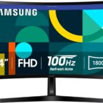 Samsung 24" FHD Curved Monitor - 100Hz, Game Mode, Eye Comfort