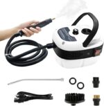 Two Oases 2500W Handheld Steam Cleaner - 3 Brush Heads, Portable