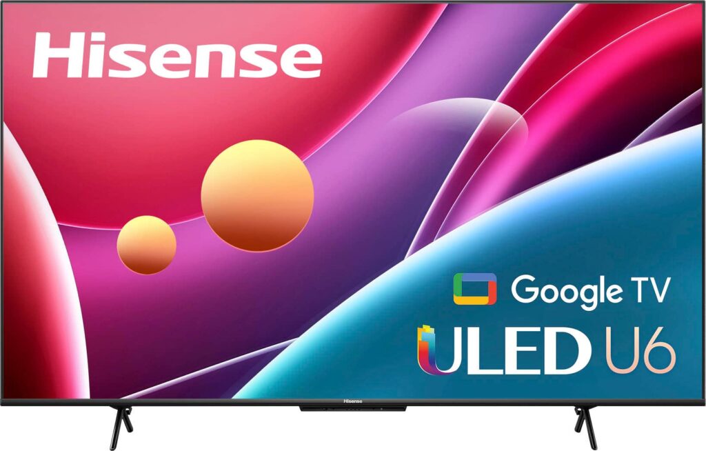 Hisense 75" Smart TV - 4K UHD, Google TV, Quantum...