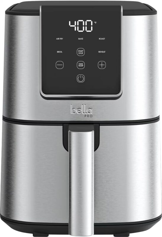Bella PRO 4-Qt Touchscreen Slim Air Fryer - Stainless Steel - Image 1