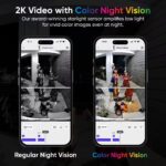 Wyze 2K Duo Cam Pan Smart Security Camera WiFi - Dual Lens - Image 2