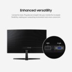 Samsung 24" FHD Curved Monitor - 100Hz, Game Mode, Eye Comfort - Image 7