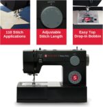 Singer Heavy Duty Sewing Machine 32-Stitch 1100SPM Metal Frame - Image 5