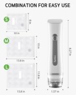 Vacuum Sealer Bag 22×21 cm - White Valve Zipper Food Storage - Image 8