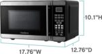 West Bend 0.7 Cu Ft Microwave Oven - Stainless Steel, 700W - Image 6