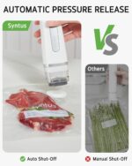 Vacuum Sealer Bags 26×28 cm - White Valve Zipper Food Storage - Image 3