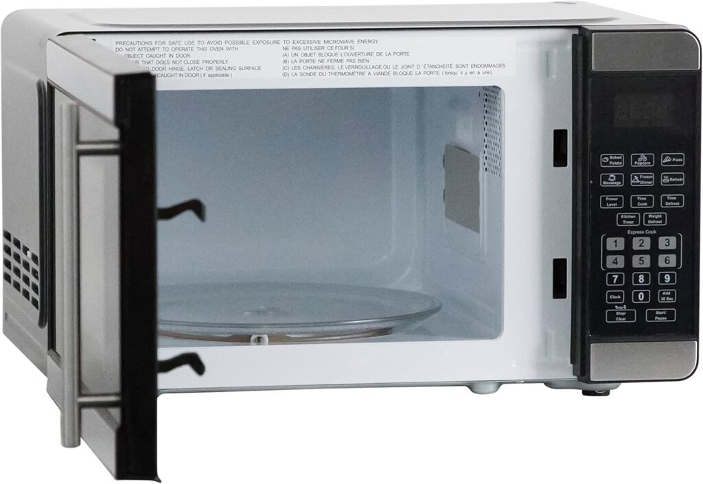 West Bend 0.7 Cu Ft Microwave Oven - Stainless Steel, 700W - Image 7