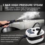 Two Oases 2500W Handheld Steam Cleaner - 3 Brush Heads, Portable - Image 7