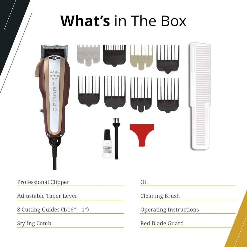 Wahl 5-Star Legend Professional Hair Clipper - Wedge Blade, Fading - Image 5
