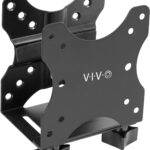 VIVO Adjustable Under Desk Mini PC Mount Bracket - Black