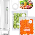 Vacuum Sealer Food Storage Bags 22×34cm - White Valve Zipper