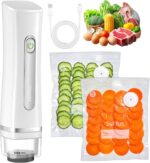 Vacuum Sealer Bag 22×21 cm - White Valve Zipper Food Storage