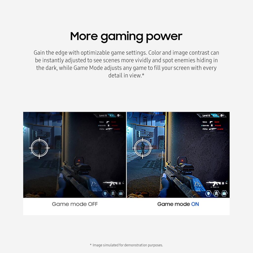 Samsung 24" FHD Curved Monitor - 100Hz, Game Mode, Eye Comfort - Image 6