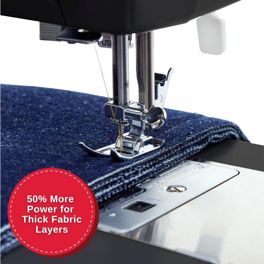 Singer Heavy Duty Sewing Machine 32-Stitch 1100SPM Metal Frame - Image 3