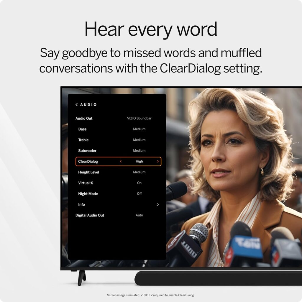 VIZIO 5.1 Soundbar - Dolby Atmos, Wireless Subwoofer, DTS:X - Image 8