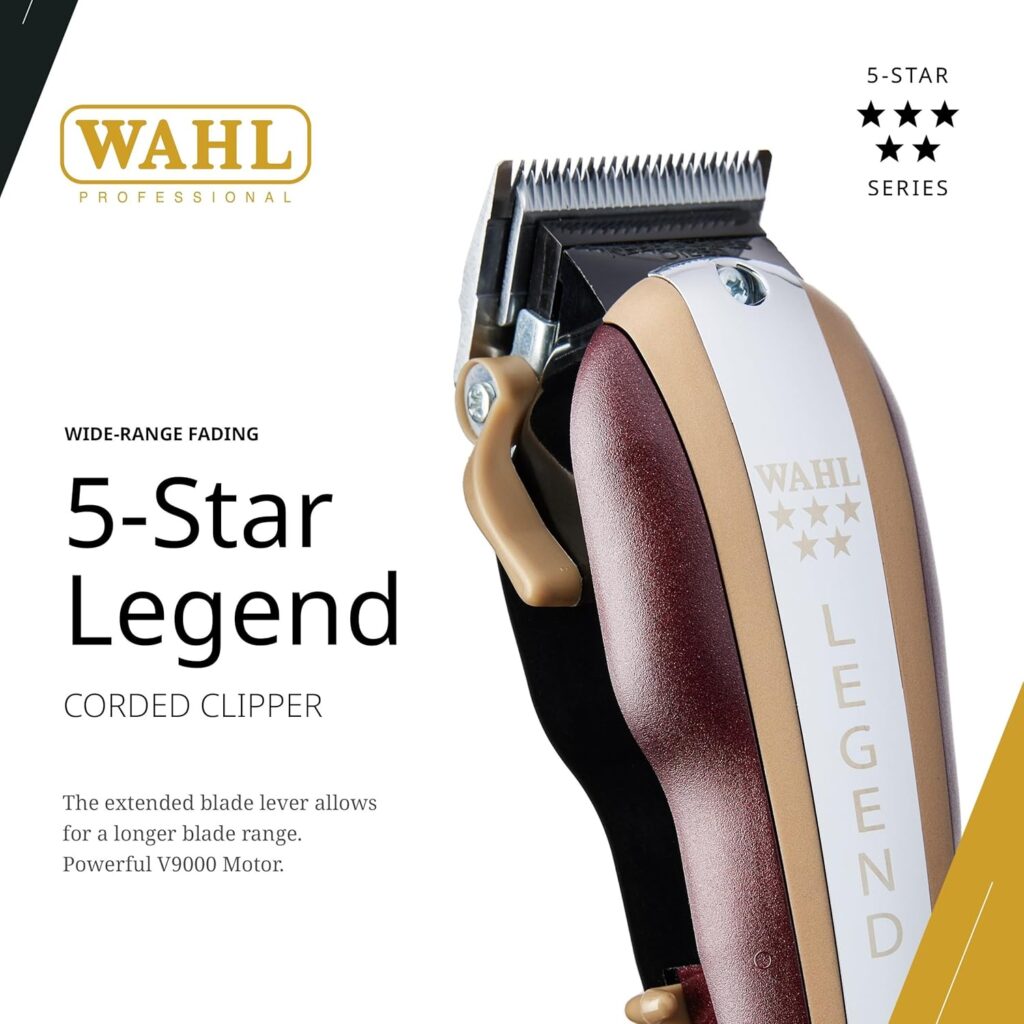 Wahl 5-Star Legend Professional Hair Clipper - Wedge Blade, Fading - Image 2