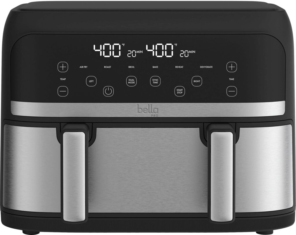 Bella PRO 4.2-Qt Digital Touchscreen Air Fryer - Matte Black - Image 9