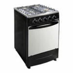 Electromax 24" Black Gas Range - 4 Burners, 7.64kW, Rotisserie - Image 2