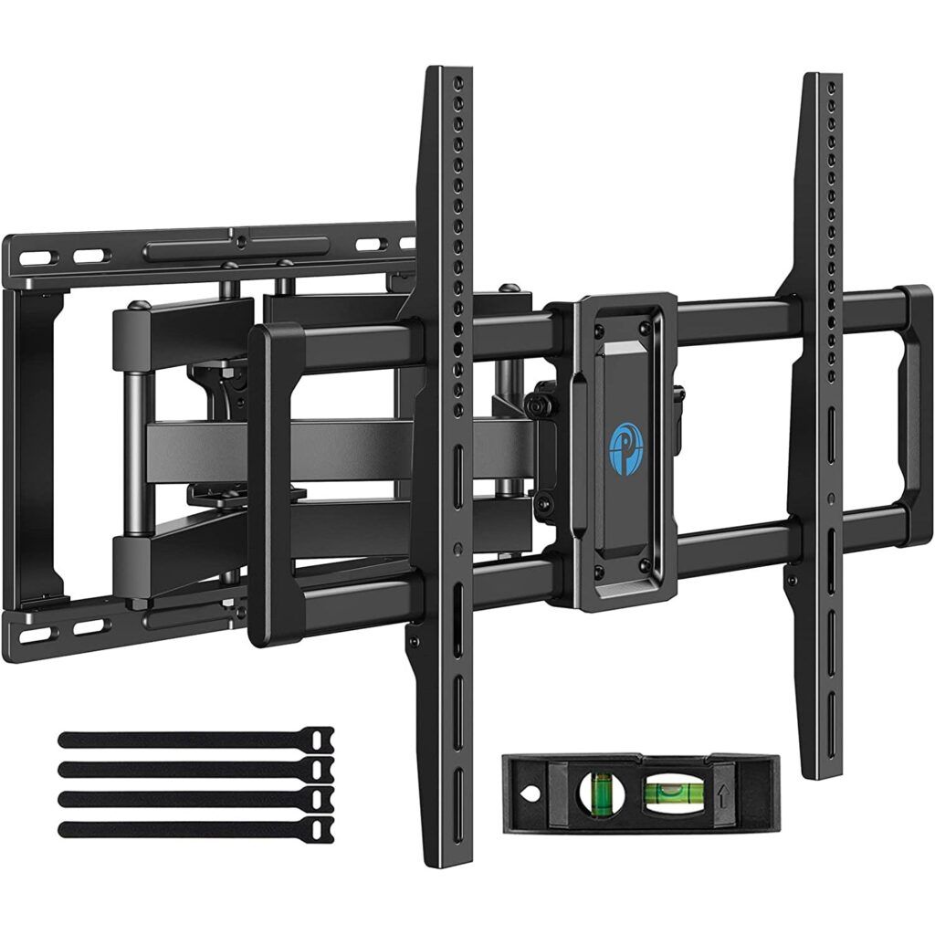 Pipishell Full Motion TV Wall Mount 40-82" 110lbs VESA 600x400 - Image 2
