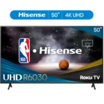 Hisense 50" 4K Smart TV - Roku, Dolby Vision HDR, Motion Rate 120