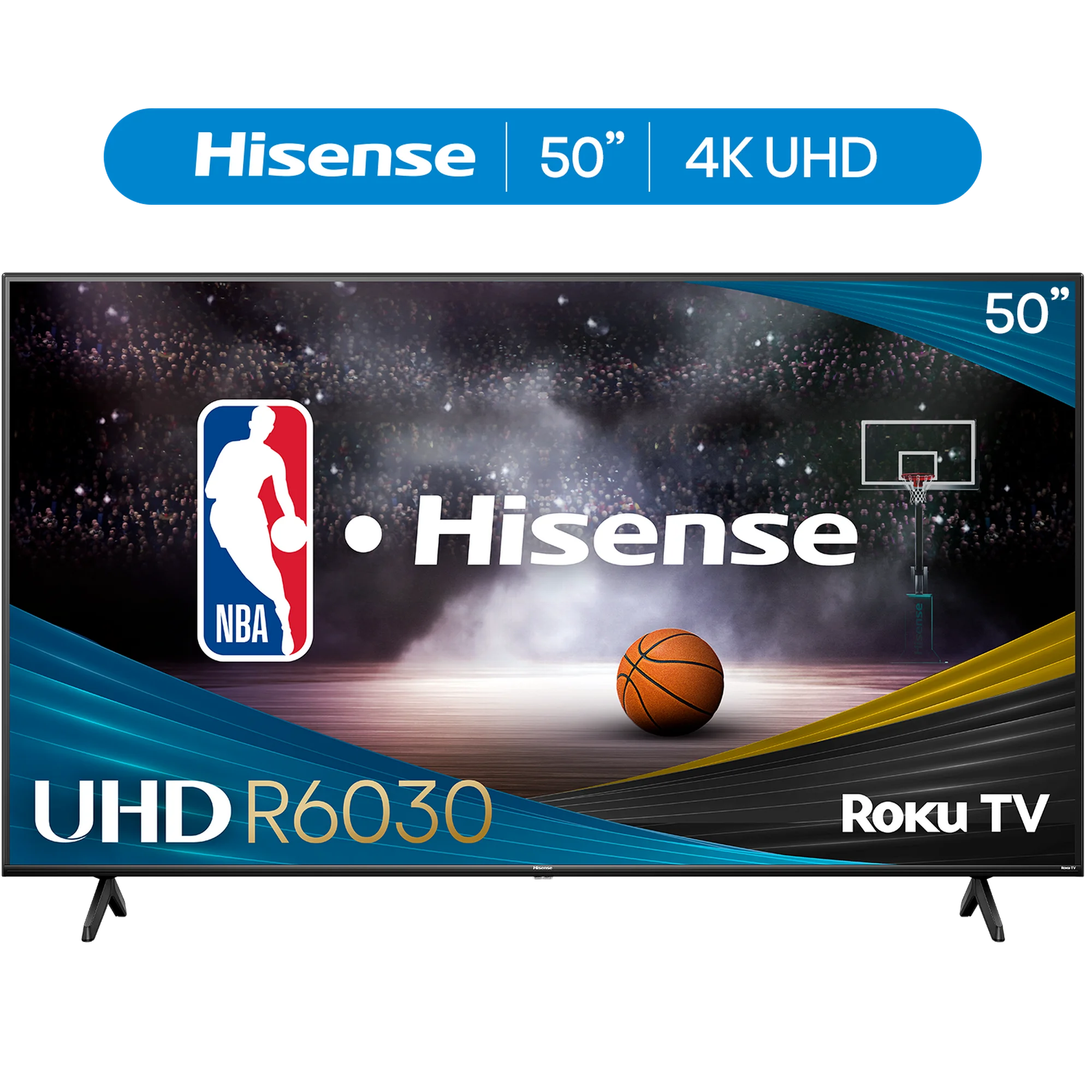 The-Hisense-Roku-TV-R6-Serie_czP8Xqy.902a5a36f8ad69f0daf36347b1473860.png.webp Hisense 50" 4K Smart TV - Roku, Dolby Vision HDR, Motion Rate 120 - Image 1