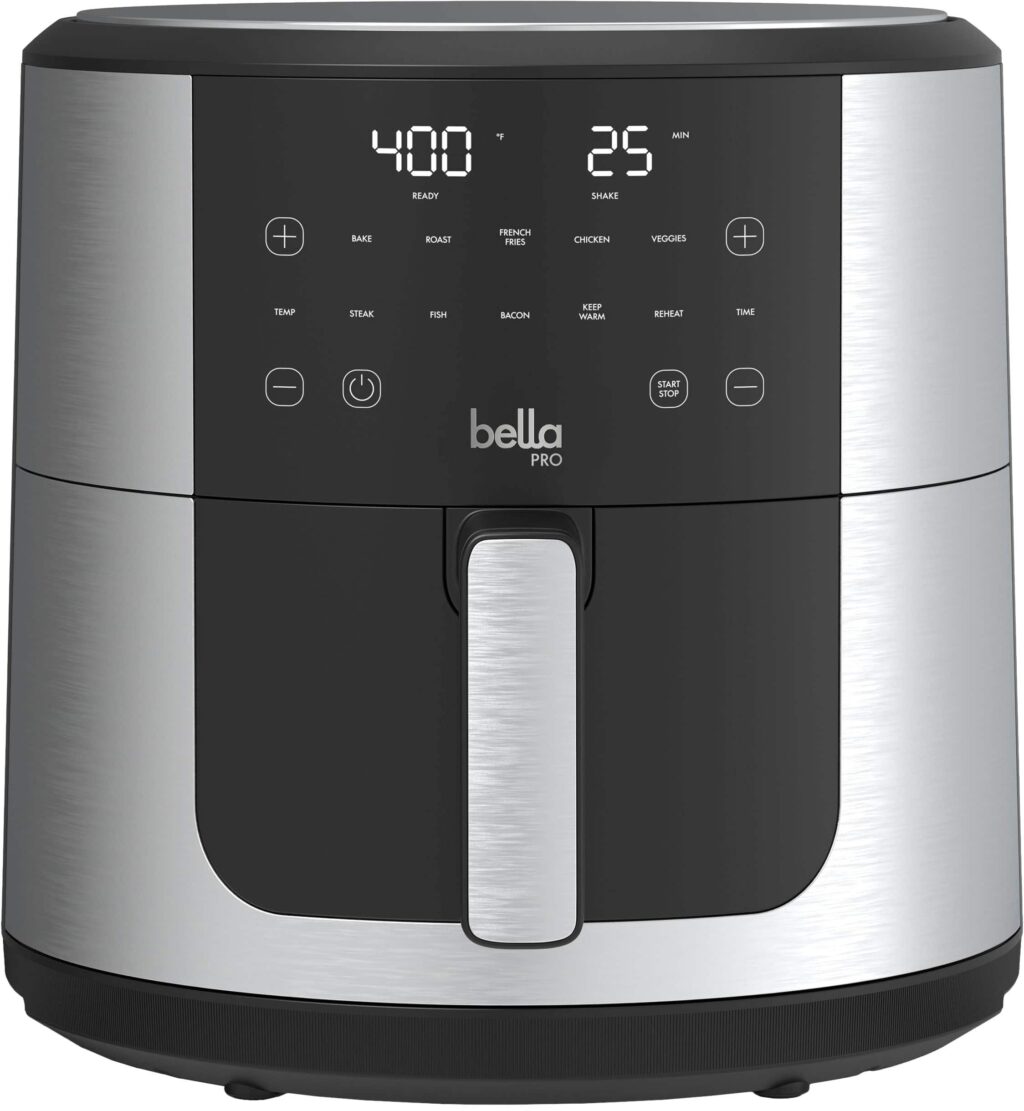 Bella PRO 4.2-Qt Digital Touchscreen Air Fryer - Matte Black - Image 4