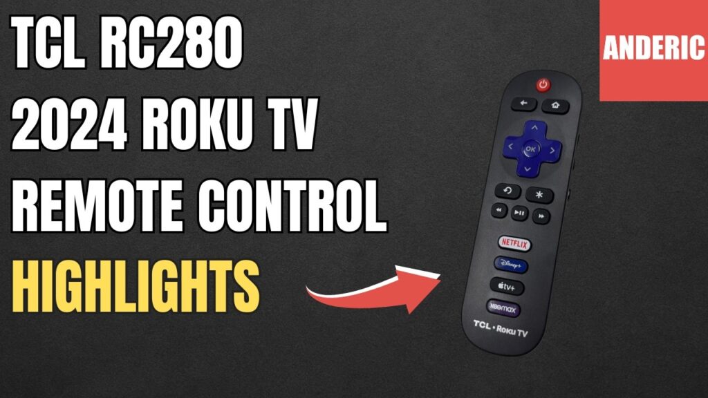 Roku Remote Control for TCL Roku Smart TVs - IR Enabled
