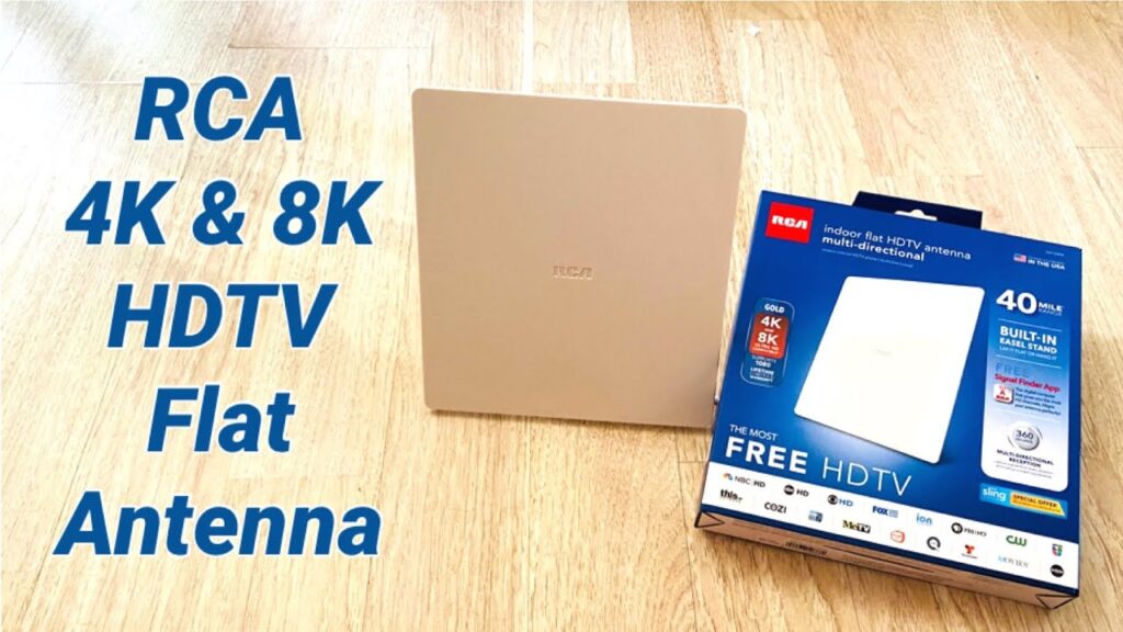 RCA Indoor Flat HDTV Multi-Directional Antenna - 1080p, 35-65 Miles