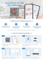 TCL 12000 BTU Split Air Conditioner - WiFi Control, 110V - Image 2